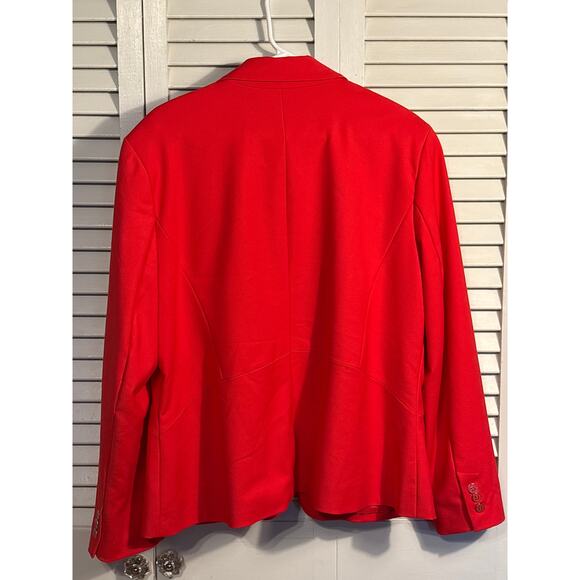 7th Avenue Design Studio New York And Company Red Blazer Size 20 - Picture 5 of 5